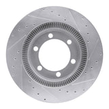 R1 Concepts 1994-2022 Beaver Motorcoach Contessa Front/Rear Left Drilled & Slotted Silver Brake Rotor by R1 Concepts 631-71009L