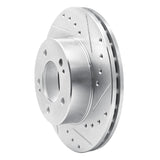 R1 Concepts 1983-1989 Chrysler Conquest Front Right Drilled & Slotted Silver Brake Rotor by R1 Concepts 631-72004R