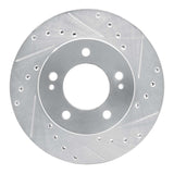 R1 Concepts 1983-1989 Chrysler Conquest Front Right Drilled & Slotted Silver Brake Rotor by R1 Concepts 631-72004R