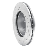 R1 Concepts 1983-1989 Chrysler Conquest Front Right Drilled & Slotted Silver Brake Rotor by R1 Concepts 631-72004R