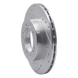 R1 Concepts 1983-1989 Chrysler Conquest Rear Left Drilled & Slotted Silver Brake Rotor by R1 Concepts 631-72005L