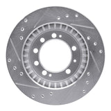 R1 Concepts 1983-1989 Chrysler Conquest Rear Right Drilled & Slotted Silver Brake Rotor by R1 Concepts 631-72005R