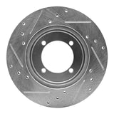 R1 Concepts 1984-1990 Dodge Colt Front Right Drilled & Slotted Silver Brake Rotor by R1 Concepts 631-72009R