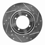 R1 Concepts 1984-1990 Dodge Colt Front Right Drilled & Slotted Silver Brake Rotor by R1 Concepts 631-72009R