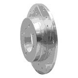 R1 Concepts 1988-1993 Dodge Colt Rear Right Drilled & Slotted Silver Brake Rotor by R1 Concepts 631-72011R