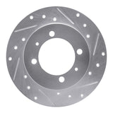 R1 Concepts 1988-1993 Dodge Colt Rear Right Drilled & Slotted Silver Brake Rotor by R1 Concepts 631-72011R