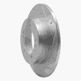 R1 Concepts 1990-1994 Eagle Talon Rear Right Drilled & Slotted Silver Brake Rotor by R1 Concepts 631-72012R