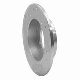 R1 Concepts 1990-1994 Eagle Talon Rear Right Drilled & Slotted Silver Brake Rotor by R1 Concepts 631-72012R