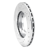 R1 Concepts 1991-1992 Dodge Colt Front Right Drilled & Slotted Silver Brake Rotor by R1 Concepts 631-72013R