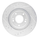 R1 Concepts 1991-1993 Dodge Stealth Front Right Drilled & Slotted Silver Brake Rotor by R1 Concepts 631-72014R