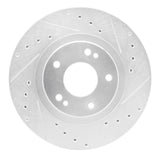 R1 Concepts 1991-1993 Dodge Stealth Front Right Drilled & Slotted Silver Brake Rotor by R1 Concepts 631-72014R