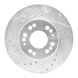 R1 Concepts 1991-2004 Dodge Stealth Front Left Drilled & Slotted Silver Brake Rotor by R1 Concepts 631-72015L