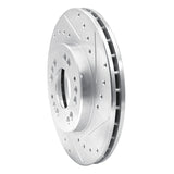 R1 Concepts 1991-2004 Dodge Stealth Front Right Drilled & Slotted Silver Brake Rotor by R1 Concepts 631-72015R