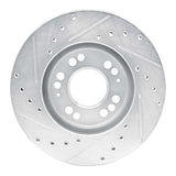 R1 Concepts 1991-2004 Dodge Stealth Front Right Drilled & Slotted Silver Brake Rotor by R1 Concepts 631-72015R