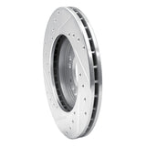R1 Concepts 1991-2004 Dodge Stealth Front Right Drilled & Slotted Silver Brake Rotor by R1 Concepts 631-72015R