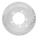R1 Concepts 1991-1999 Dodge Stealth Rear Right Drilled & Slotted Silver Brake Rotor by R1 Concepts 631-72016R