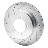 R1 Concepts 1991-1993 Dodge Stealth Rear Left Drilled & Slotted Silver Brake Rotor by R1 Concepts 631-72017L