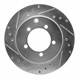 R1 Concepts 1991-1993 Dodge Stealth Rear Left Drilled & Slotted Silver Brake Rotor by R1 Concepts 631-72017L