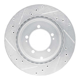 R1 Concepts 1991-1993 Dodge Stealth Rear Right Drilled & Slotted Silver Brake Rotor by R1 Concepts 631-72017R