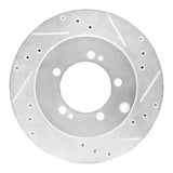 R1 Concepts 1991-1993 Dodge Stealth Rear Right Drilled & Slotted Silver Brake Rotor by R1 Concepts 631-72017R