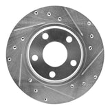 R1 Concepts 1990-1993 Mitsubishi Galant Front Right Drilled & Slotted Silver Brake Rotor by R1 Concepts 631-72018R