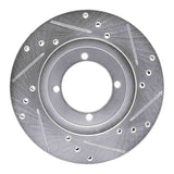 R1 Concepts 1991-1992 Mitsubishi Mirage Front Left Drilled & Slotted Silver Brake Rotor by R1 Concepts 631-72020L