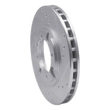 R1 Concepts 1991-1992 Mitsubishi Mirage Front Right Drilled & Slotted Silver Brake Rotor by R1 Concepts 631-72020R