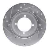 R1 Concepts 1991-1992 Mitsubishi Mirage Front Right Drilled & Slotted Silver Brake Rotor by R1 Concepts 631-72020R