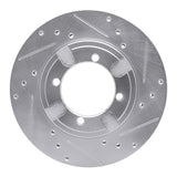 R1 Concepts 1991-1992 Mitsubishi Mirage Front Right Drilled & Slotted Silver Brake Rotor by R1 Concepts 631-72020R