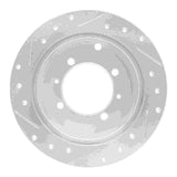R1 Concepts 1992-2004 Dodge Colt Rear Right Drilled & Slotted Silver Brake Rotor by R1 Concepts 631-72021R
