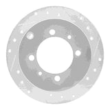 R1 Concepts 1992-2004 Dodge Colt Rear Right Drilled & Slotted Silver Brake Rotor by R1 Concepts 631-72021R