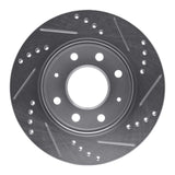 R1 Concepts 1988-2007 Dodge Colt Front Left Drilled & Slotted Silver Brake Rotor by R1 Concepts 631-72022L