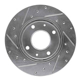 R1 Concepts 1988-2007 Dodge Colt Front Right Drilled & Slotted Silver Brake Rotor by R1 Concepts 631-72022R