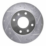 R1 Concepts 1988-2007 Dodge Colt Front Right Drilled & Slotted Silver Brake Rotor by R1 Concepts 631-72022R