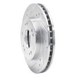 R1 Concepts 1990-2005 Chrysler Sebring Front Left Drilled & Slotted Silver Brake Rotor by R1 Concepts 631-72023L