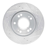 R1 Concepts 1990-2005 Chrysler Sebring Front Left Drilled & Slotted Silver Brake Rotor by R1 Concepts 631-72023L