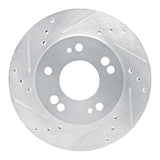 R1 Concepts 1990-2005 Chrysler Sebring Front Left Drilled & Slotted Silver Brake Rotor by R1 Concepts 631-72023L