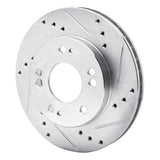 R1 Concepts 1990-2005 Chrysler Sebring Front Right Drilled & Slotted Silver Brake Rotor by R1 Concepts 631-72023R
