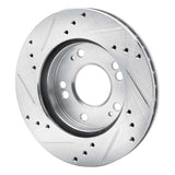 R1 Concepts 1990-2005 Chrysler Sebring Front Right Drilled & Slotted Silver Brake Rotor by R1 Concepts 631-72023R