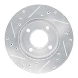 R1 Concepts 1992-2000 Dodge Colt Front Right Drilled & Slotted Silver Brake Rotor by R1 Concepts 631-72024R
