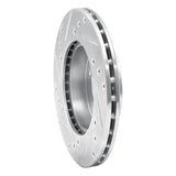 R1 Concepts 1992-2000 Dodge Colt Front Right Drilled & Slotted Silver Brake Rotor by R1 Concepts 631-72024R