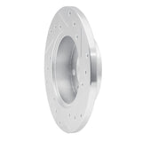 R1 Concepts 1992-1996 Dodge Colt Front Left Drilled & Slotted Silver Brake Rotor by R1 Concepts 631-72025L