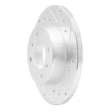 R1 Concepts 1992-1996 Dodge Colt Front Right Drilled & Slotted Silver Brake Rotor by R1 Concepts 631-72025R