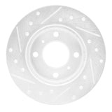 R1 Concepts 1992-1996 Dodge Colt Front Right Drilled & Slotted Silver Brake Rotor by R1 Concepts 631-72025R