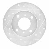 R1 Concepts 1992-1996 Dodge Colt Front Right Drilled & Slotted Silver Brake Rotor by R1 Concepts 631-72025R