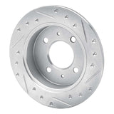 R1 Concepts 1992-1996 Dodge Colt Rear Left Drilled & Slotted Silver Brake Rotor by R1 Concepts 631-72026L