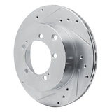 R1 Concepts 1992-1996 Mitsubishi Diamante Rear Left Drilled & Slotted Silver Brake Rotor by R1 Concepts 631-72027L