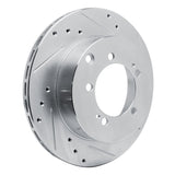 R1 Concepts 1992-1996 Mitsubishi Diamante Rear Right Drilled & Slotted Silver Brake Rotor by R1 Concepts 631-72027R