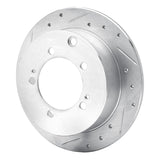 R1 Concepts 1994-2007 Chrysler Sebring Rear Left Drilled & Slotted Silver Brake Rotor by R1 Concepts 631-72028L