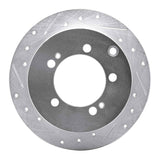R1 Concepts 1994-2007 Chrysler Sebring Rear Left Drilled & Slotted Silver Brake Rotor by R1 Concepts 631-72028L